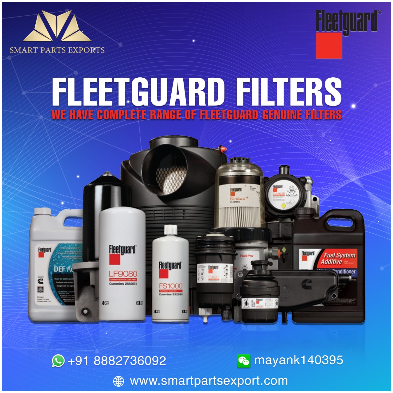 Fleetguard genuine filter