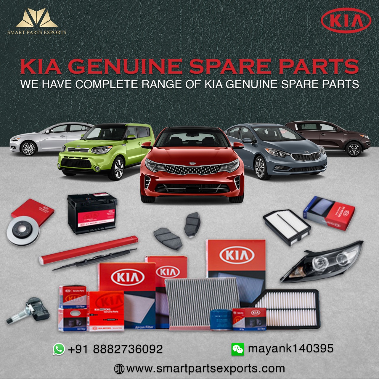Kia genuine spare parts exporter